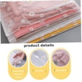 thumbnail image 3 of Bolsas reutilizables, 25 unidades, bolsas organizadoras de equipaje, 15,75x11,81 pulgadas, patrones de margaritas, bolsas transparentes para hospital, bolsas organizadoras, 3 of 5