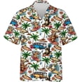 thumbnail image 3 of Camisas hawaianas de verano, camisas divertidas con estampado 3D, camisas casuales de moda para hombres y mujeres, blusa de manga corta con un solo pecho, ropa para hombres, 3 of 5