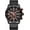 Black, variant on Mens Multifunction Sport Chronograph Watch Military Waterproof Japanese Quartz Wrist Watch Brown Leather