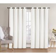 thumbnail image 1 of Neil Blackout Grommet Window Panel, White, 52x84 Inches, 1 of 1