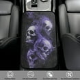 thumbnail image 2 of Yuyamidu Purple Skull Car Center Console Cover Fluffy Armrest Cover for Car Center Console Soft Auto Armrest Covers Protector Non-Slip Car Interior Accessories for Most Vehicles, 2 of 7