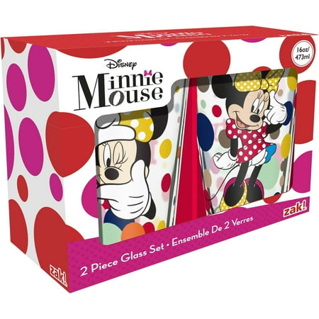 Mickey & Minnie Mouse Minnie Mouse Pint Glasses 16 oz.