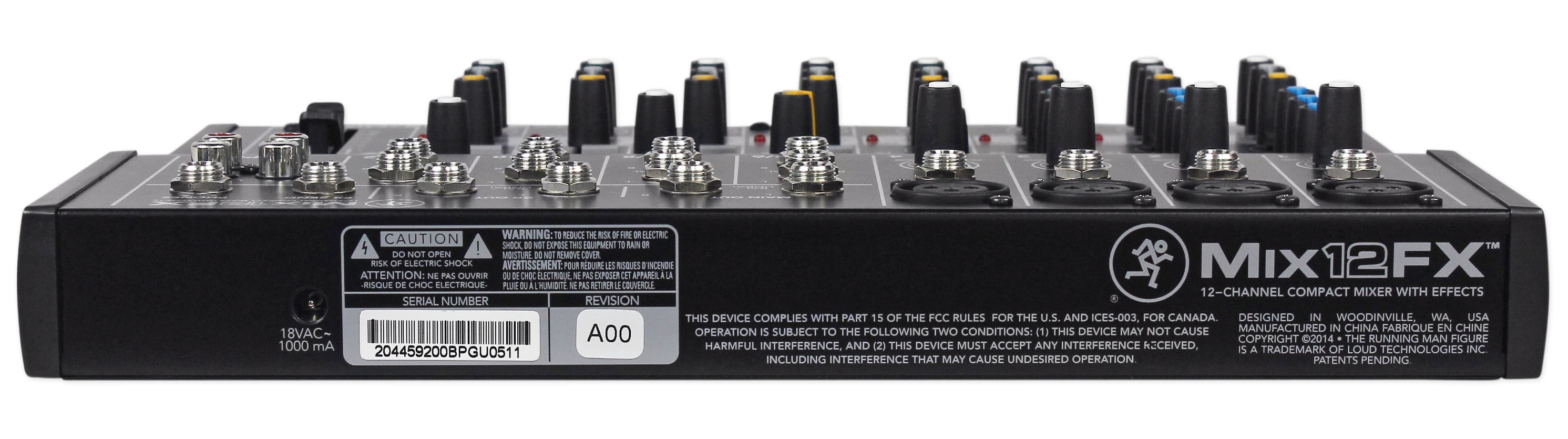 Mackie Mix12FX 12-Channel Compact Mixer W/FX Proven Performance + Free Cables
