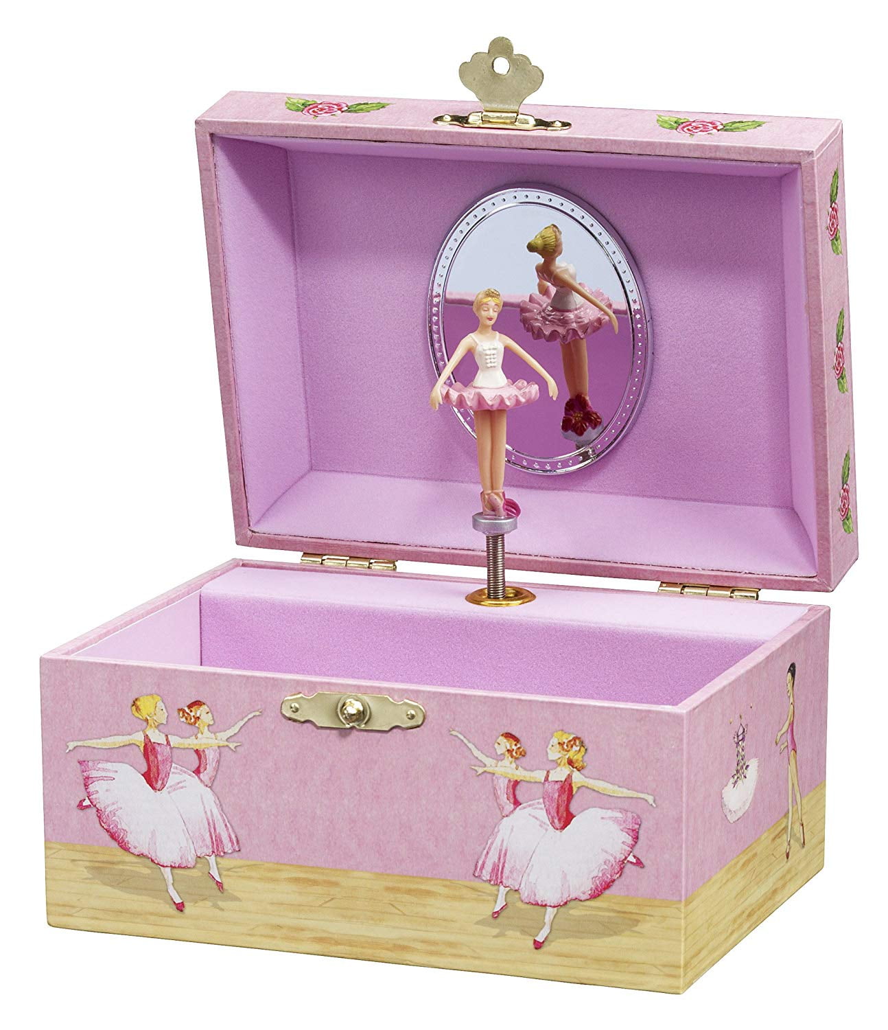 Ballerinas Musical Jewelry Box, Music box plays Swan Lake By