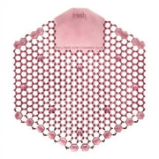 Fresh Products Wave 3-D Urinal Deodorizer Screens, Spiced Apple, Red, Box Of 10
