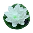 thumbnail image 1 of GUOOL LED Lotus Flower Light Floating Lamp Waterproof Lighting Solar Powered for Villa white, 1 of 9