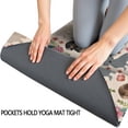 thumbnail image 3 of Dachshund and Flower Hot Yoga Mat Towel Non Slip for Hot Yoga - Quick-Drying Yoga Mat Cover with 4 Corner Pockets with Travel Bag - Hot Yoga Towel Non Slip 74"x26", 3 of 6