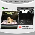 thumbnail image 4 of Yuyamidu Pink Deer Bow Car Trunk Mat for Women 29" x 39" All Weather Anti-Scratch Cargo Mat Rear Trunk Liner Full Protection Universal Fit for Most Vehicle, 4 of 7