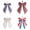 Mixed1, variant on 4th of July Small Patriotic Bow for Wreath and Gift, 7.48x10.63 Inch Red White Blue American Flag Bow, Independence Day Decor for Indoor Home Party and Tiered Tray