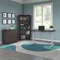 thumbnail image 2 of Cabot 48W Height Adjustable Standing Desk Set in Heather Gray - Engineered Wood, 2 of 8