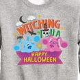 thumbnail image 3 of Blue's Clues - Witching You A Happy Halloween - Toddler And Youth Crewneck Fleece Sweatshirt, 3 of 5