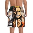thumbnail image 3 of Mha My Hero Academia Men's Beach Shorts Swim Trunks Casual Quick Dry Board Shorts Swimwear with Mesh Lined and Pockets, 3 of 8