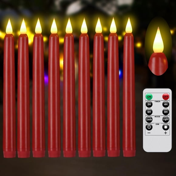 Velas de Cera Sin Llama PILLOBOX con Control Remoto y Temporizador