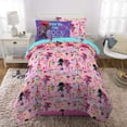thumbnail image 5 of Franco Kids Bedding Trolls World Tour Twin Comforter and Sheet Set with Sham, 5 Piece Set, 5 of 5