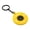 Yellow, variant on Athletic Style Weightlifting Keychain Miniature Barbell Plate Keyring Accessory