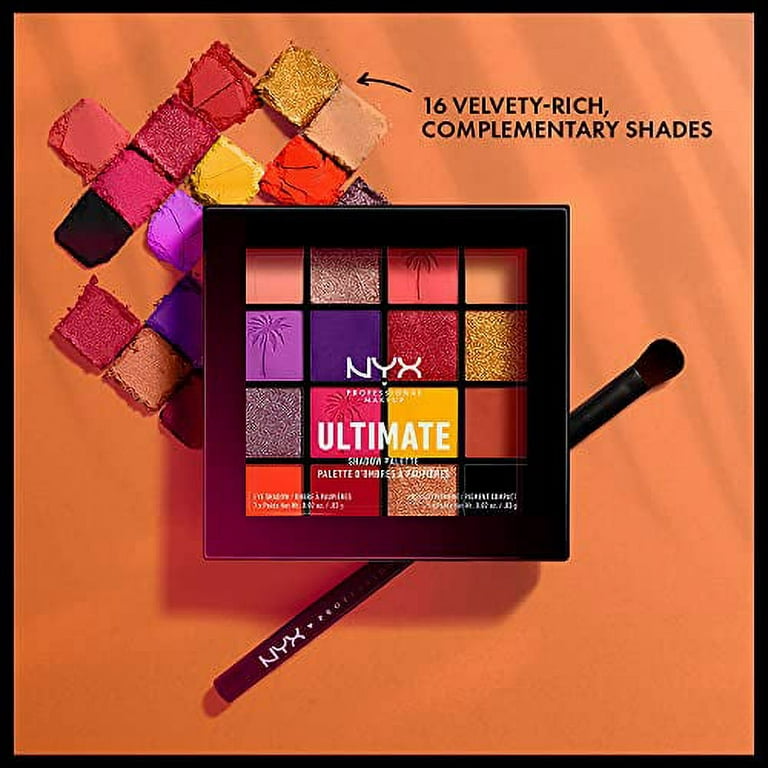 Eyeshadow MAKEUP Palette, Shadow NYX Palette Edition Ultimate PROFESSIONAL Festival -