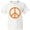 AA-White, variant on Inktastic Funky Orange Peace Sign Youth T-Shirt