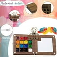 thumbnail image 3 of Set de Acuarelas Mini de Viaje Anna's 24 Colores con Paleta de Nogal, 3 of 6