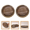 thumbnail image 6 of UPOUART 2-Pack Wood Serving Platters 11.4x11.4in Farmhouse Style Trays for Serving, Houseplants, and Home Decor, 6 of 8