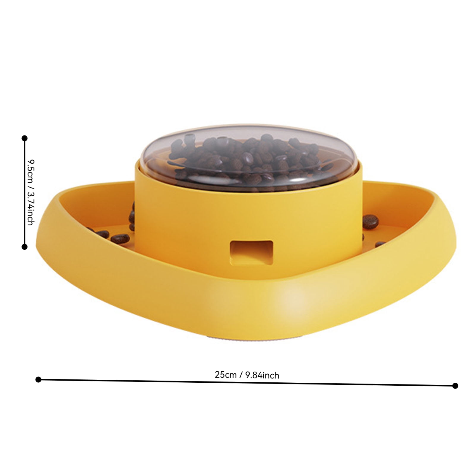 360° Rotating Puzzle Feeder for Cats and Dogs - Interactive Treat Dispenser Toy for Indoor Play, Slow Eating & Mental Stimulation