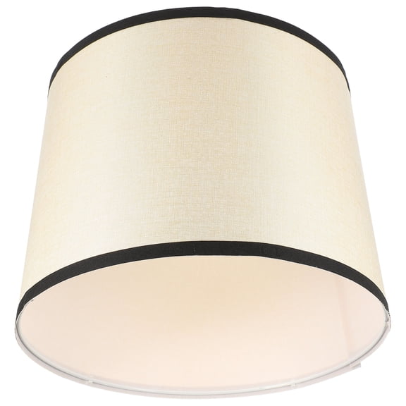 PTOOTP Khaki Round Fabric Lamp Shade for Floor Lamp, Soft Light Diffuser, Simple Design for Bedroom and Living Room Decor