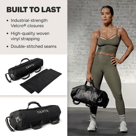 Centr Large Sand Bag (inserts included) - Black