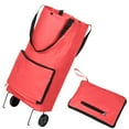 thumbnail image 3 of Kiplyki 2 In 1 Foldable Shopping Cart Folding Shopping Cart Folding Tug Cart Shopping, 3 of 9