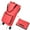 Red, variant on BIZHUA Folding Shopping Cart, Household Trolley, Shopping Bag, Folding Trailer, Shopping and Grocery Cart, Red2 in 1 Foldable Shopping Cart Folding Shopping Cart Folding Tug Cart Shopping