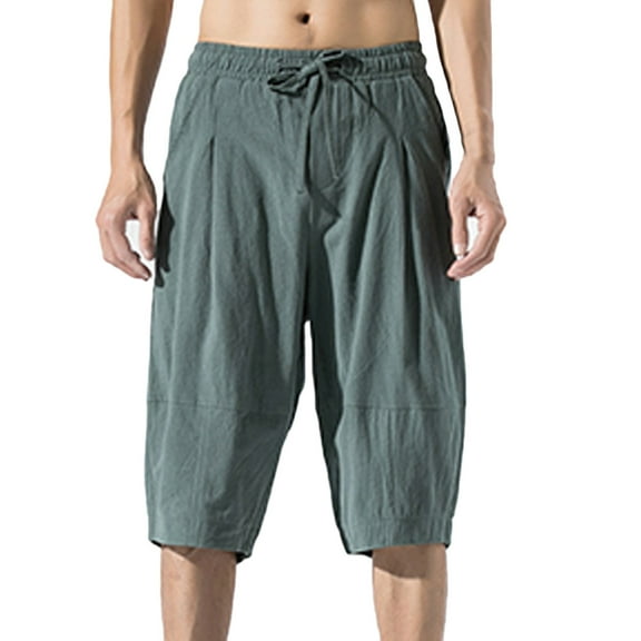 IROINNID Men's Mesh Athletic Performance Gym Shorts with Pockets Below the Knee Shorts