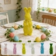 thumbnail image 7 of Flocked Easter Bunny Ornament Foam Bunny Sculpture Animal Bunny Tabletop Ornament for Easter Home Office Party Decoration, 7 of 7