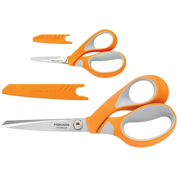 Fiskars RazorEdge Softgrip Fabric Shears Set (5" and 8")