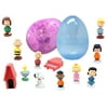 1 Jumbo Peanuts Toy Filled Easter Egg - Includes Charlie Brown, Snoopy, And Lucy - Prefilled Eggs Save You Time - Durable 6 Inch Glitter Egg in Bright Colors - Perfect For Hours of Imaginative Play