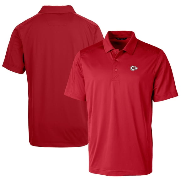 Men's Cutter & Buck Red Kansas City Chiefs Prospect Textured Stretch Polo