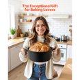 thumbnail image 6 of KFFKFF Cast Iron Dutch Oven, 2-in-1 Pre-Seasoned Pot with Skillet Lid, 5QT Cookware Pan with Proofing Basket, Bread Baking Tools, Compatible with Bread Ovens up to 500℉, 6 of 9
