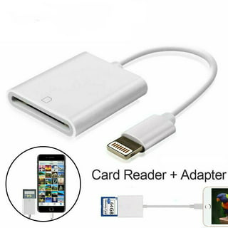 Micro SD Card Reader for iPhone iPad,[Apple MFi Certified] Lightning to  Micro SD/TF Card Reader View…See more Micro SD Card Reader for iPhone