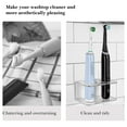 thumbnail image 4 of Linkidea Wall Mount Electric Toothbrush Holder for Bathroom, Acrylic Power Toothbrush Hanger, Self Adhesive Organizer Compatible with Oral-B iO Series, Philip Sonicare 4100 (Clear), 4 of 6