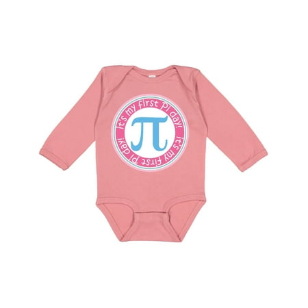 

Inktastic Babys 1st Pi Day Gift Baby Boy or Baby Girl Long Sleeve Bodysuit