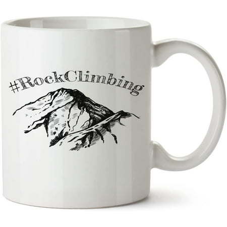 

Rock Climbing Holidays Vacation White Mug Novelty Mug 11 Oz Coffee Tea Funny For Women Men Ceramic White Great Gift Idea Cup