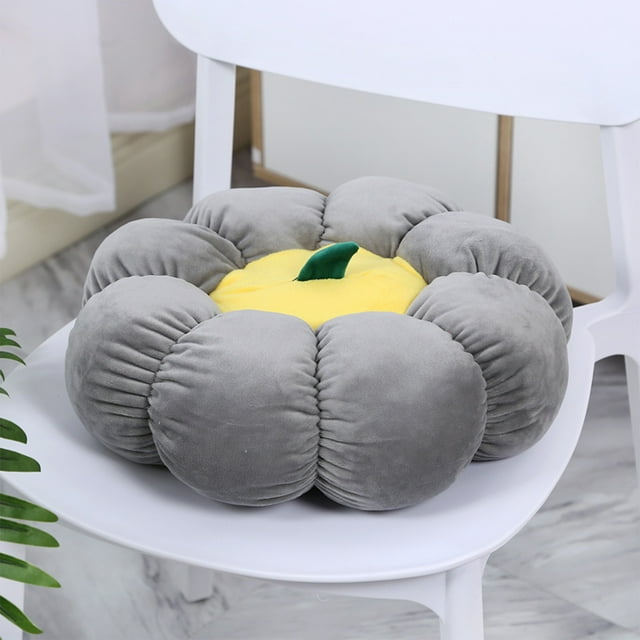 Meitianfacai Creative Pumpkin Seat Cushion Soft Comfortable Chair Cushion Pads, Easy to Clean, Suitable for Home Floor Sofa Balcony Dining Chair Cushion