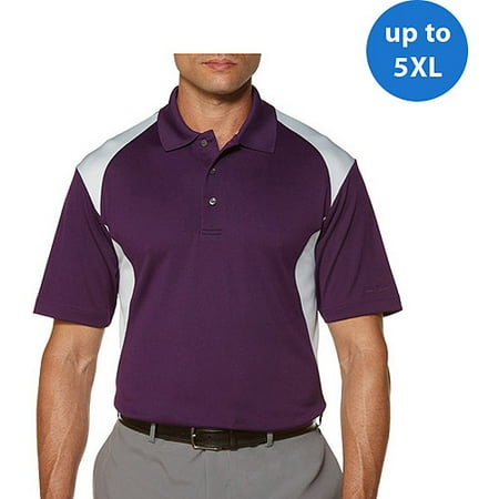 Ben Hogan's Big Men's Short Sleeve 2 Color Block Polo