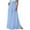 Blue, variant on Women's Summer Wide Leg Palazzo Pants High Waisted Flowy Pockets Trendy Casual Lounge Boho Beach Trousers