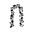 thumbnail image 2 of Gqtwoy Halloween Artificial Black Rose Garland, Spooky Decoration, Durable Cloth, Perfect for Mantels and Party Backdrops, Creepy Atmosphere, Haunted House Decor, 2 of 6