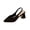 Black, variant on Block Slingback Heels for Women Pointed Closed Toe Chunky Heels Office Work Shoes Women's Pumps for Business Casual Outfits