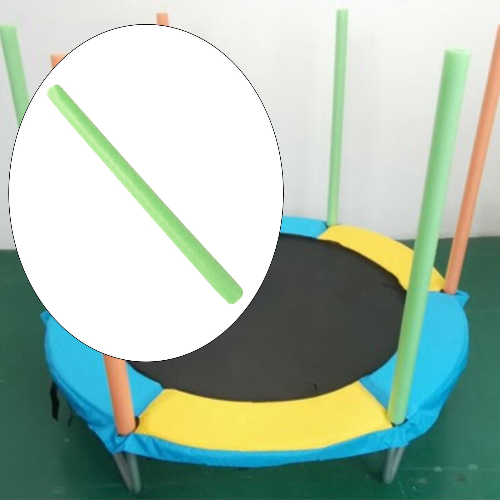 Remplacement de Poteaux de Trampoline, avec Protecteur Anti-Collision de Poteaux de Trampoline, avec Vis et Tube Droit 1.96m Remplacement de Poteaux de Trampoline, avec Protecteur Anti-Collision de Poteaux de Trampoline, avec Vis et Tube Droit 1.96m