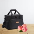 thumbnail image 3 of Bolsa refrigeradora portátil Baoblaze contenedor de alimentos reutilizable negro, 3 of 8