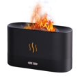 thumbnail image 1 of X  Simulation Flame Mist Humidifier 2 Brightness Night Light Quiet Cool Desktop USB Humidifier Aromatherapy Essential Oil Diffuser for Home Office Bedroom Baby Room Auto-off, 1 of 11