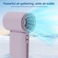 thumbnail image 3 of Ventilador Turbo Portátil, 5 Velocidades Silencioso Recargable Mini Ventilador De Bolsillo De Alta Velocidad, Diseño Estiloso, Batería Ligera De Larga Duración, Ideal Para, 3 of 7