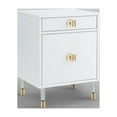 thumbnail image 6 of Posh Living Petrocchio Single Drawer/Door Nightstand in White, 6 of 8