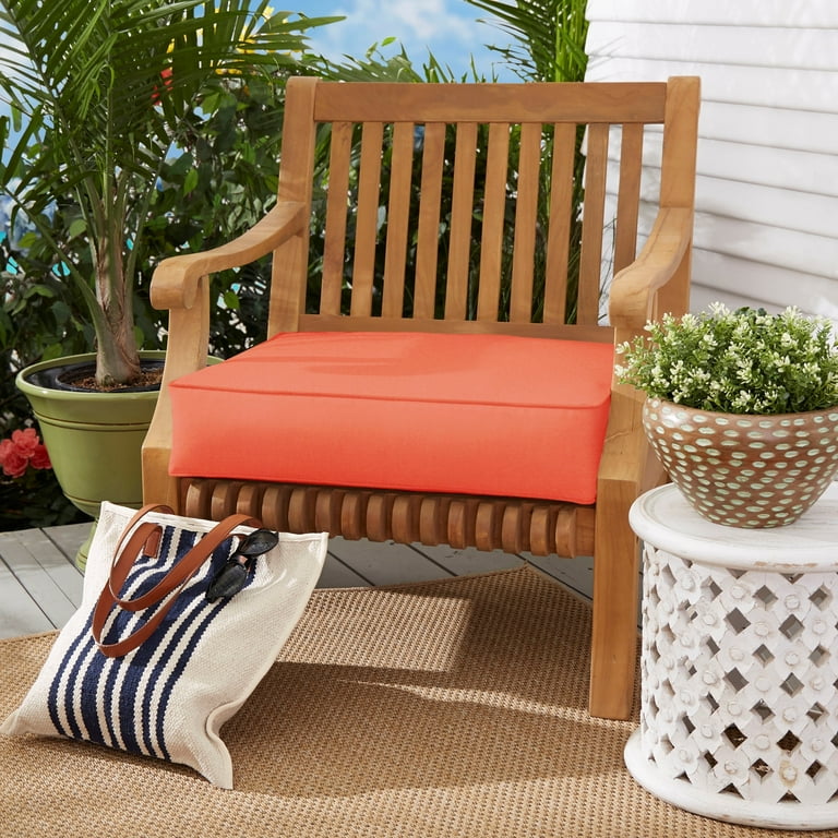 Sunbrella Coral Corded Indoor/ Outdoor Corded Deep Seating Cushion