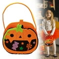 thumbnail image 2 of Halloween Candy Bag Non Woven Pumpkin Bag Halloween Props Candy Bag, 2 of 9